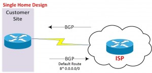 BGP Single Home Design