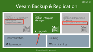 1 - Veeam Backup and Replication Installer Spash