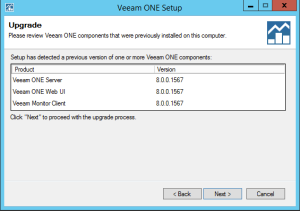38 - Veeam ONE current version confirmation